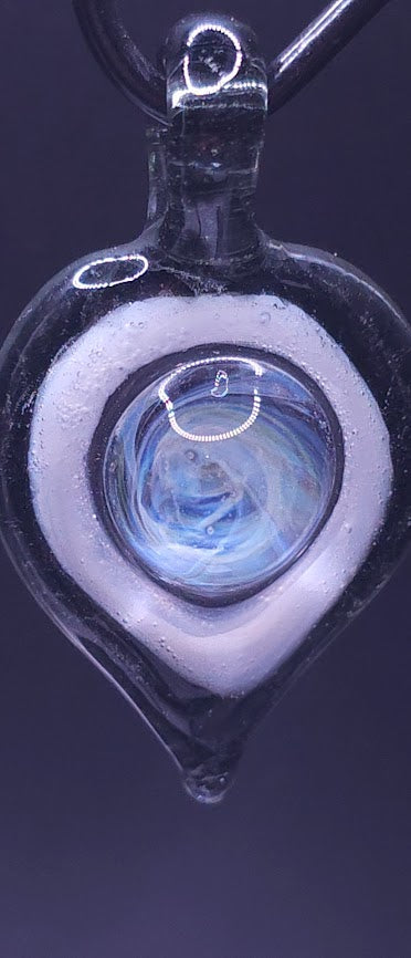 Aetherdrop Sigil — UV Reactive Fumed Aether Amulet