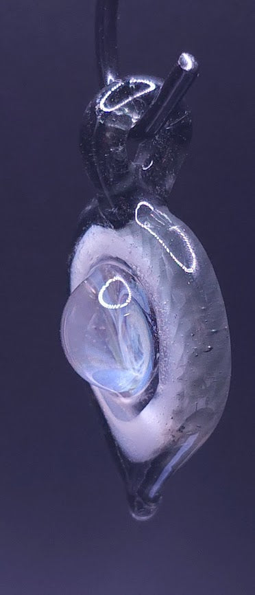 Aetherdrop Sigil — UV Reactive Fumed Aether Amulet