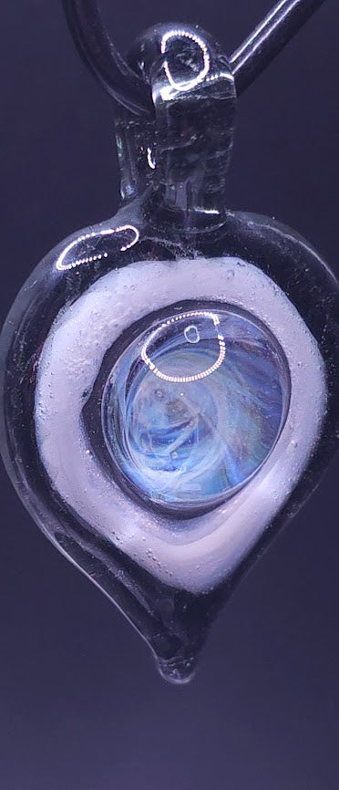 Aetherdrop Sigil — UV Reactive Fumed Aether Amulet