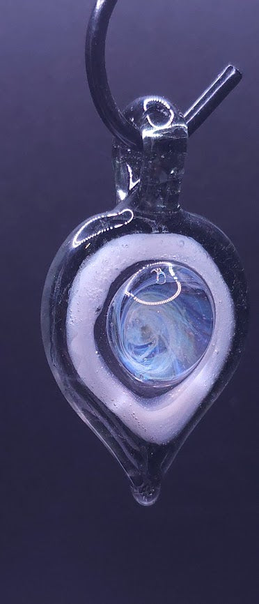 Aetherdrop Sigil — UV Reactive Fumed Aether Amulet