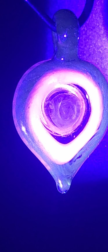 Aetherdrop Sigil — UV Reactive Fumed Aether Amulet