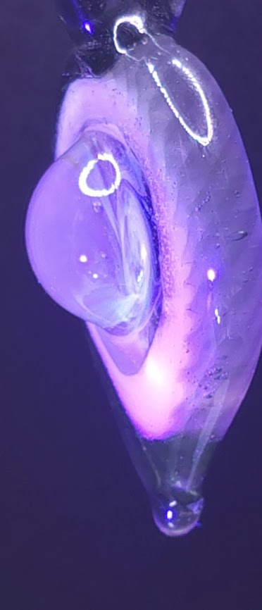 Aetherdrop Sigil — UV Reactive Fumed Aether Amulet