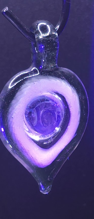 Aetherdrop Sigil — UV Reactive Fumed Aether Amulet