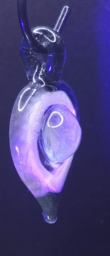 Aetherdrop Sigil — UV Reactive Fumed Aether Amulet