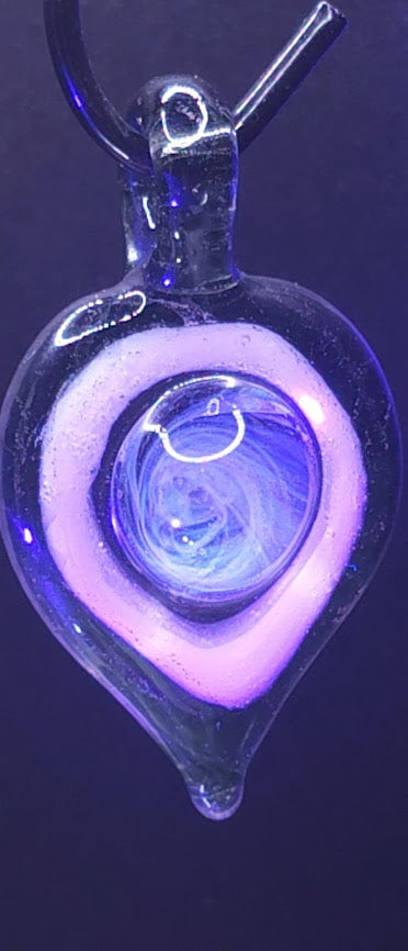 Aetherdrop Sigil — UV Reactive Fumed Aether Amulet