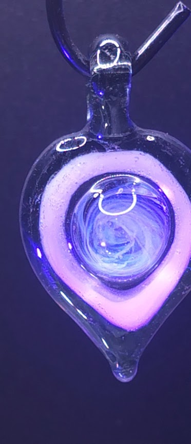 Aetherdrop Sigil — UV Reactive Fumed Aether Amulet